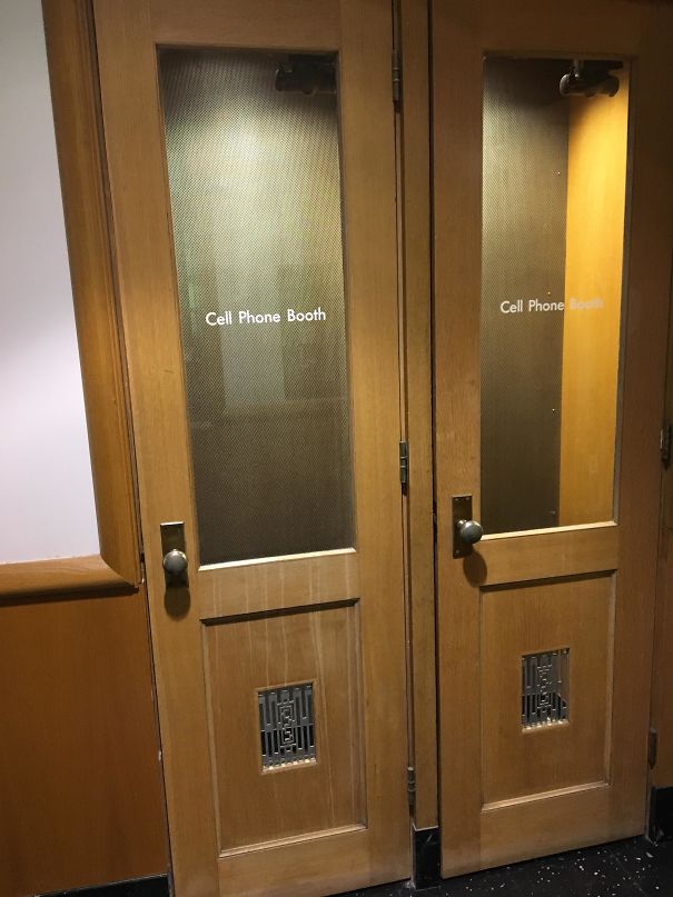 My University Library Has Cell Phone Booths So People Can Talk In Private