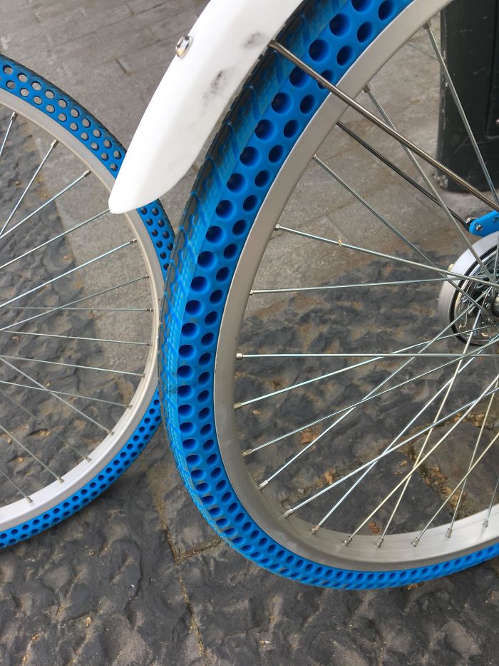 Bicicletas con llantas sin aire