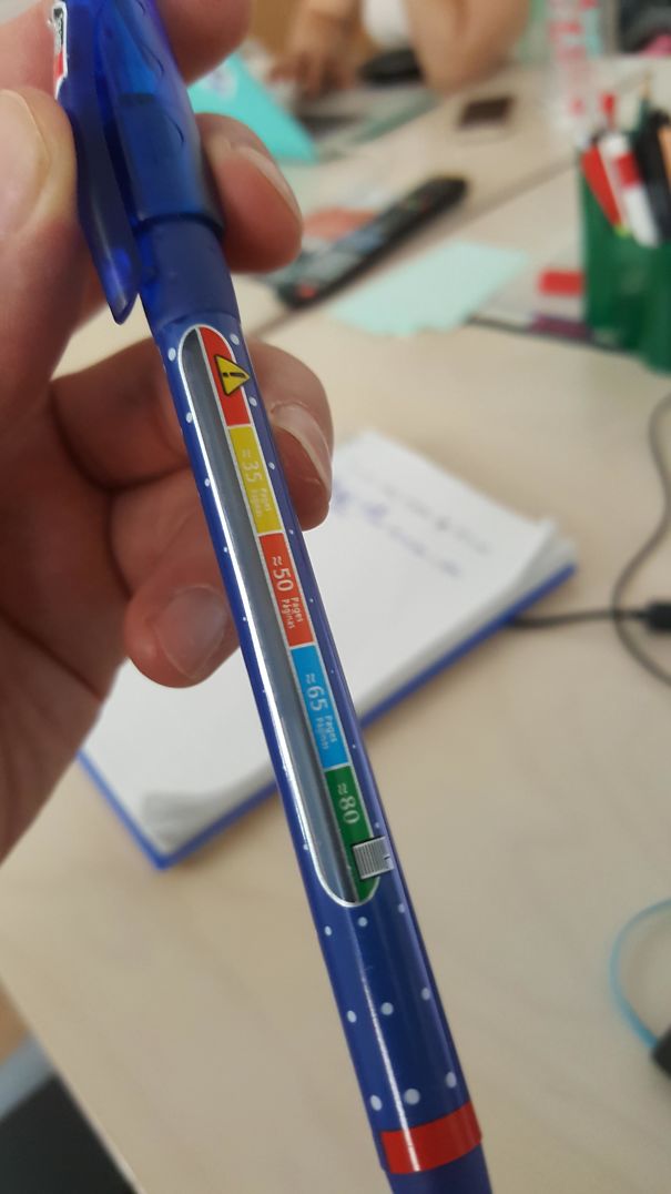 This Pen Tells You How Many Pages Worth Of Ink You Have Left