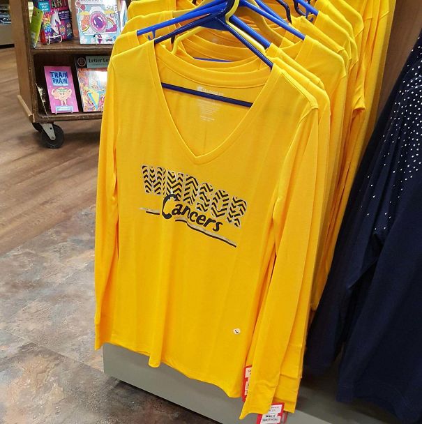 Saw This Shirt In My University's Book Store... It's Supposed To Say Lancers