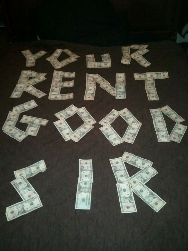 My Roommate Gave Me The Rent Money Today