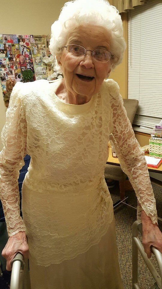 My 102 Year Old Great Grandma Had Prom At Her Nursing Home. She Never Fails To Amaze Me With Her True Beauty