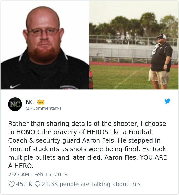Hero Coach Jumps In Front Of Bullets To Shield Students During Florida Mass Shooting
