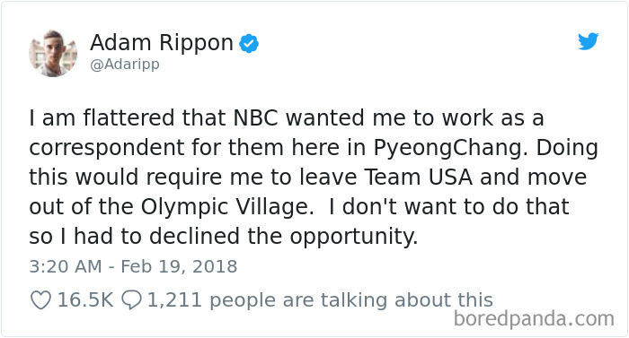 Adam Rippon Tweet
