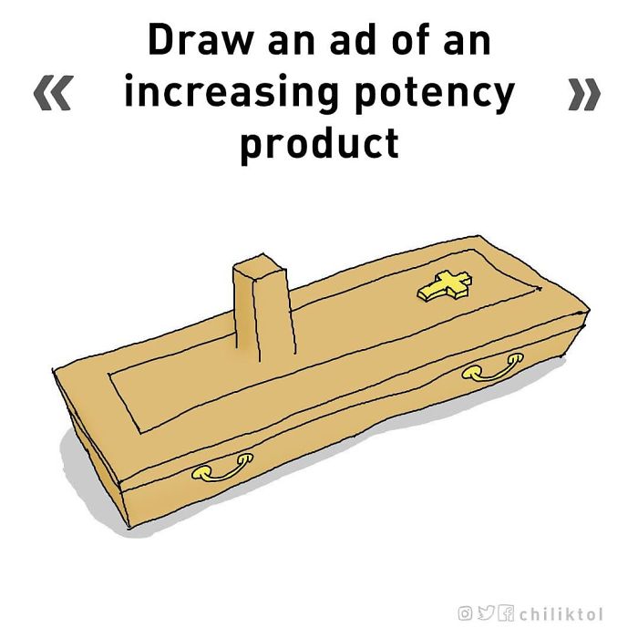 Dibuja un anuncio de un producto que aumente tu potencia
