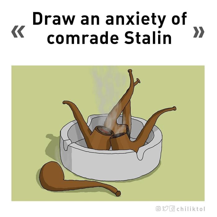 Dibuja la ansiedad del camarada Stalin
