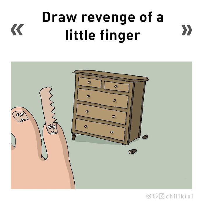 Dibuja la venganza de un meñique