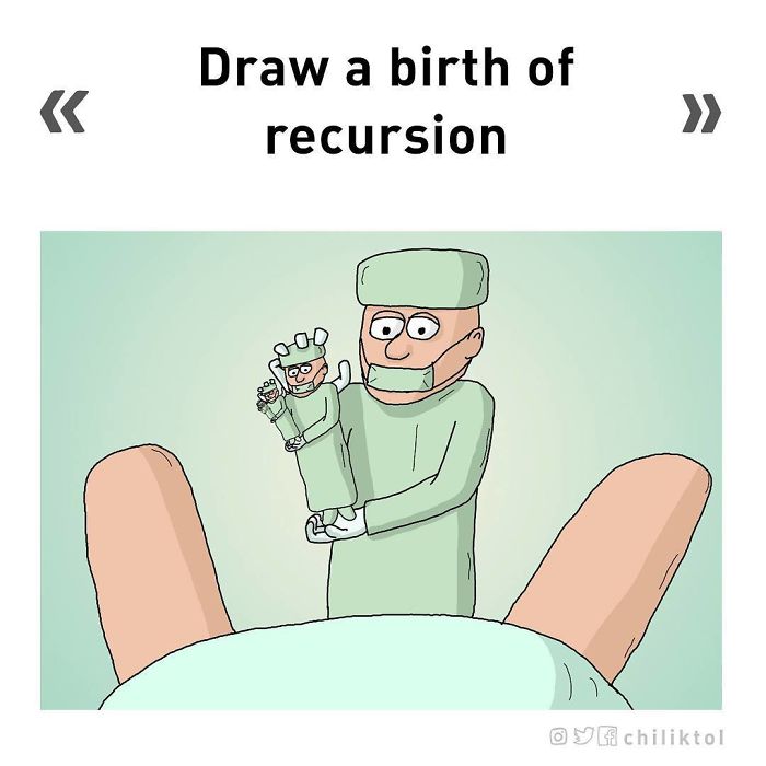 Dibuja el nacimiento de una recurrencia