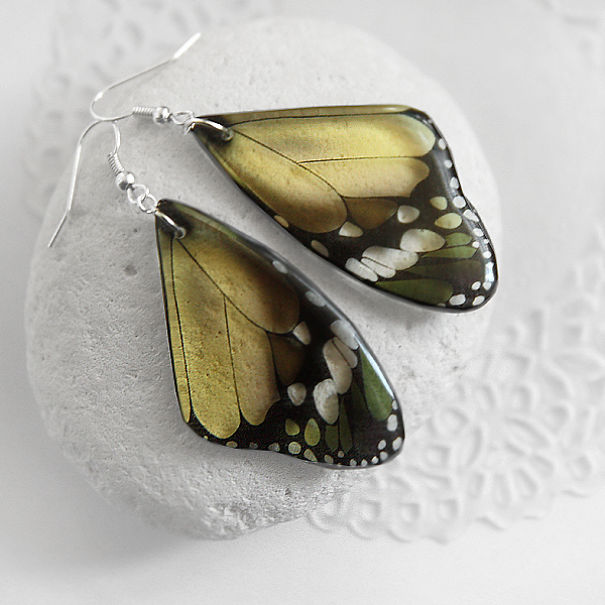 I Create Beautiful Realistic Butterfly Earrings