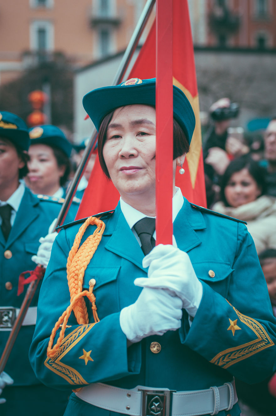 Photographer Enters The Parade Without Permission To Capture Portraits During Chinese Spring Festival In Milan
