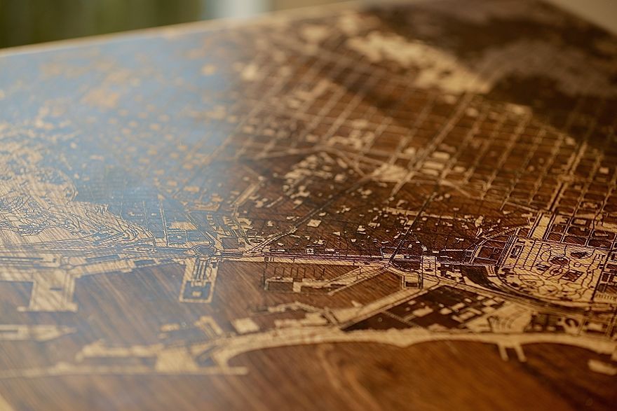 Woo Design - New Brand Making Epoxy Resin Tables With Maps
