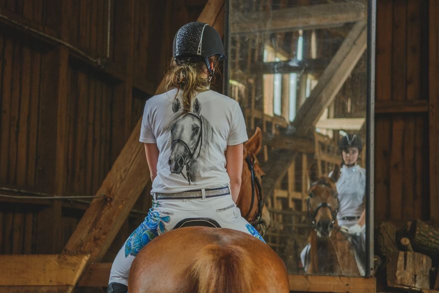 Hand-Painted Fashion For Horse Riders