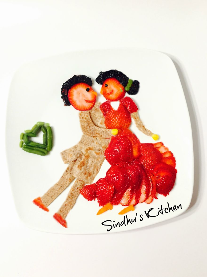Valentine's Day Special Food Art