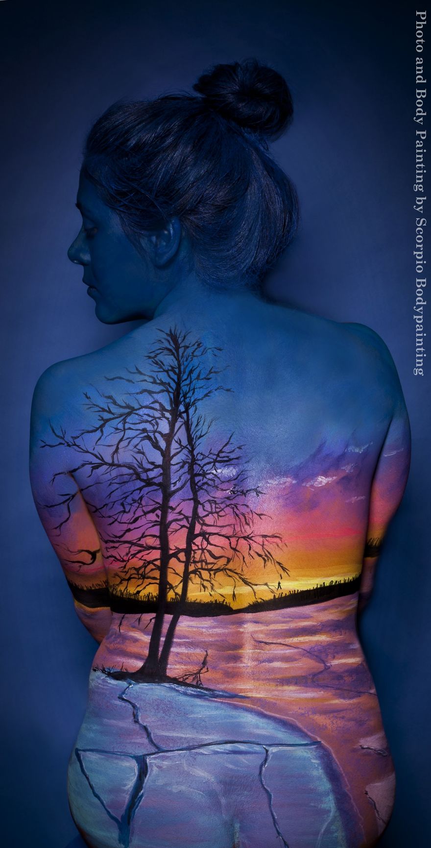 I Use Makeup To Create Stunning Landscapes...on Human Bodies