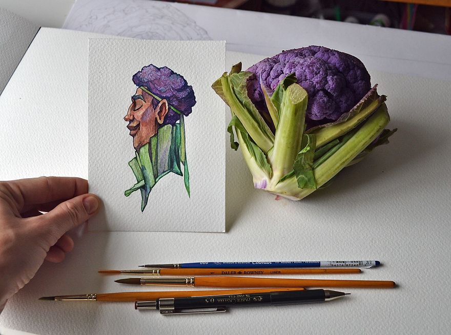 A Chill Purple Cabbage