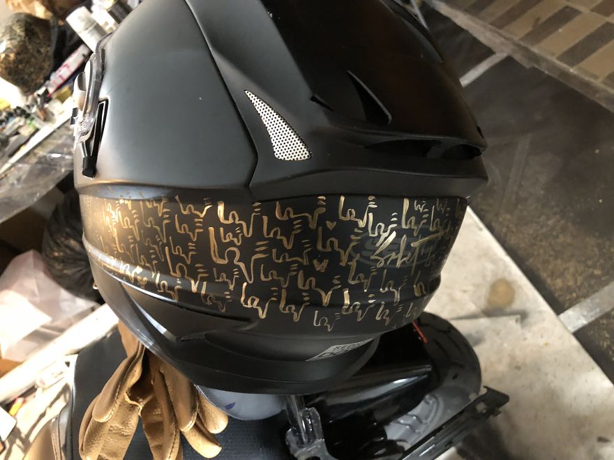 I Painted My Friends Harley Davidson With My Lovescript And It Got Totally Ruined With Gasoline
