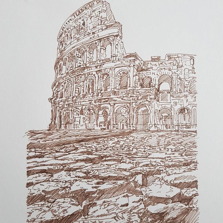 I Started Drawing Using Ink After An Illness