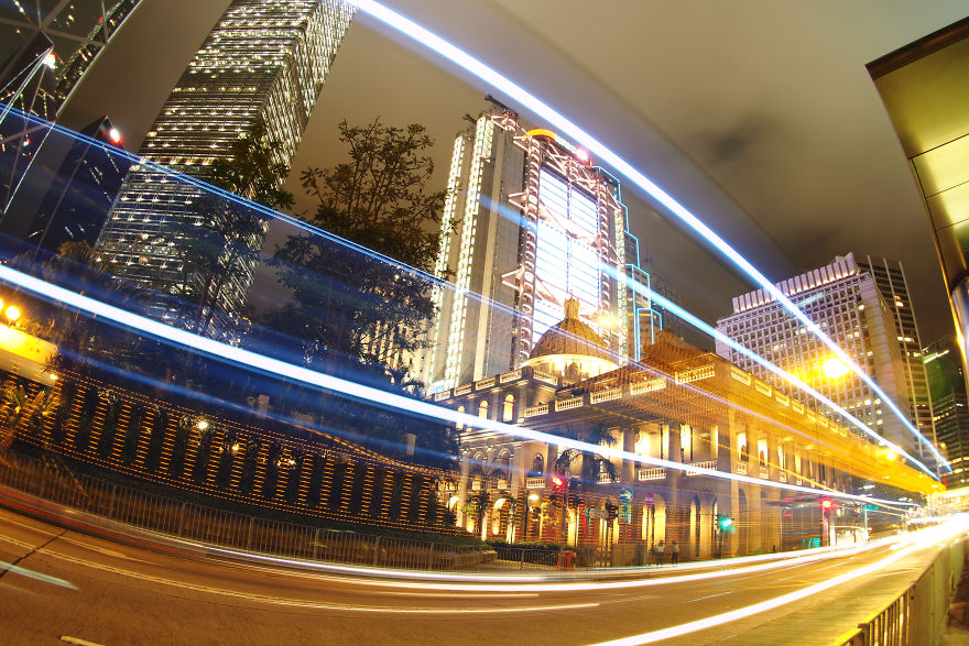 Light Trail Hong Kong