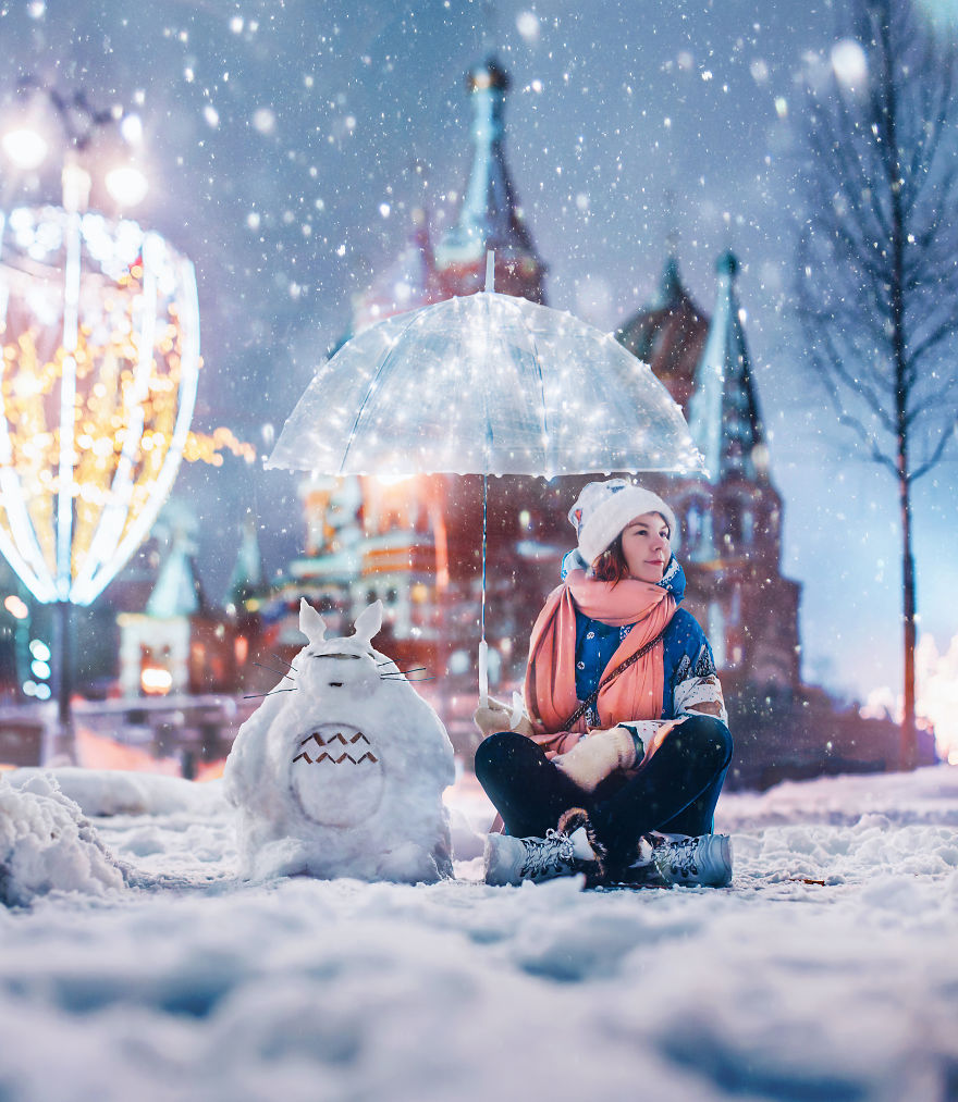 Moscow During A Snowfall Really Looks Magically