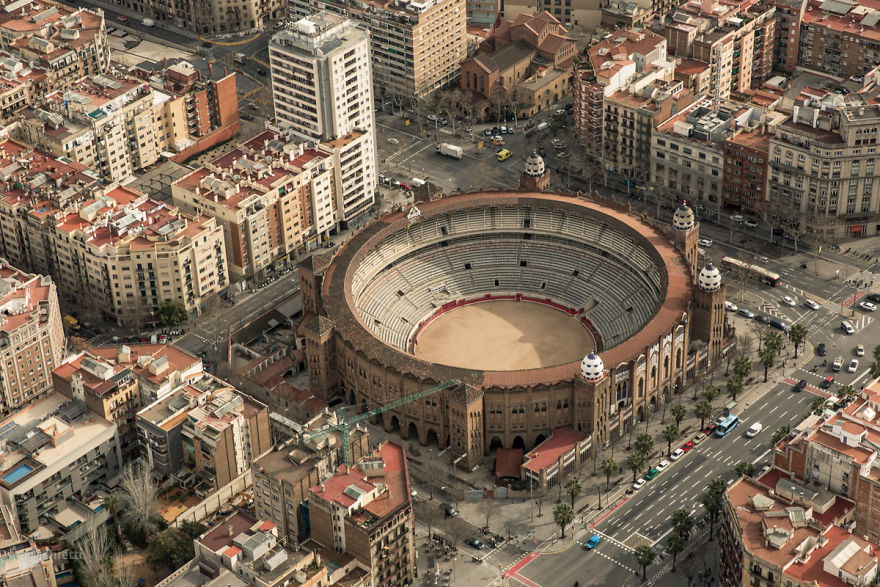 Barcelona From Bird's-Eye View
