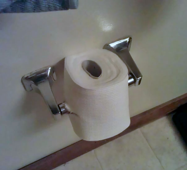 I Told My Roommate He Was Putting The Tp On Backwards And Then I Find This