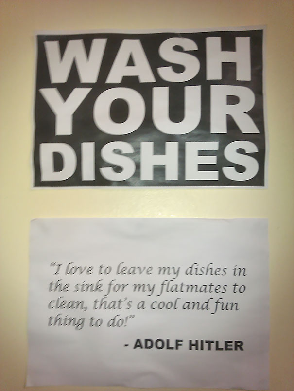My Flatmate Stuck This Up, I Feel Like He's Trying To Tell Me Something