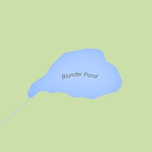 Blunder Pond, Northeast Piscataquis, Maine, USA