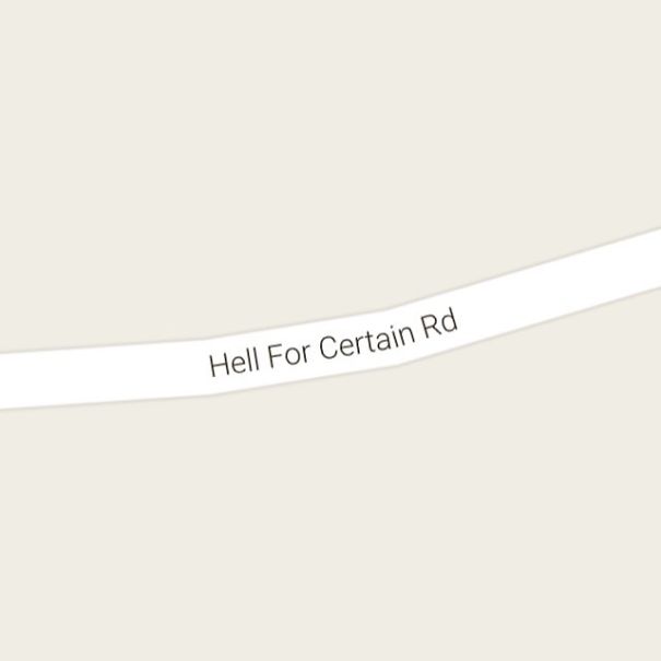 Hell For Certain Road, Hyden Kentucky, USA