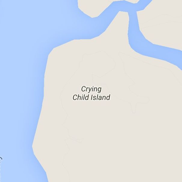 Crying Child Island, Jacksonville Beach, Florida, USA