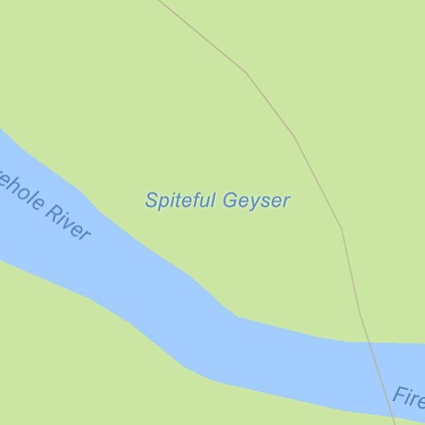 Spiteful Geyser, Wyoming, USA