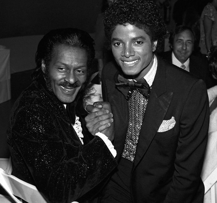 Chuck Berry And Michael Jackson, 1979