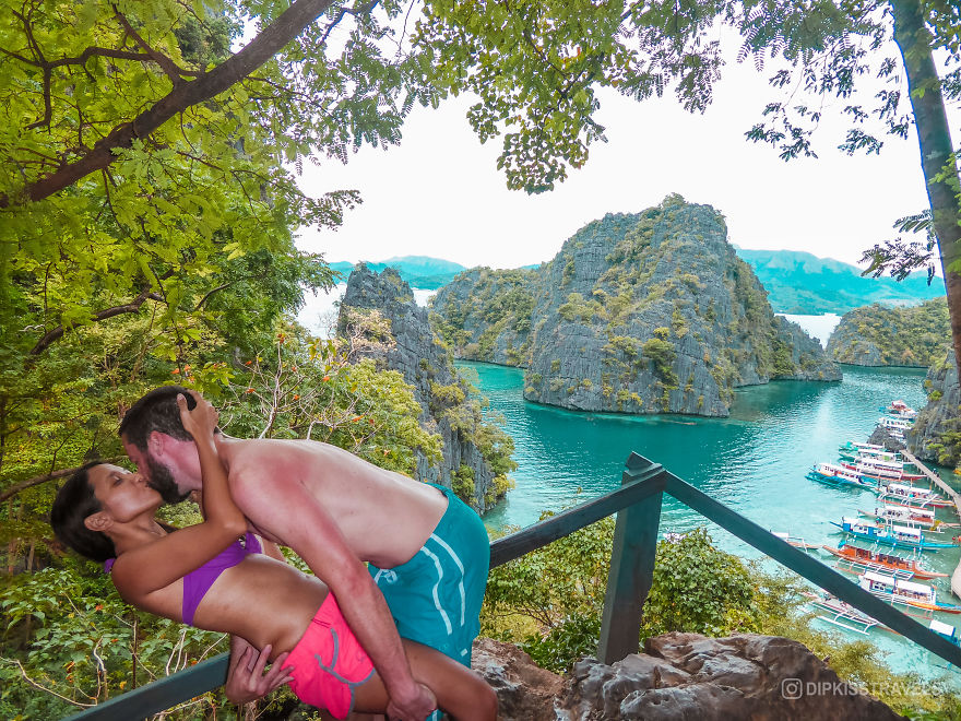 Viral Dipkissing Couple Continues Their Epic Tradition Around The World