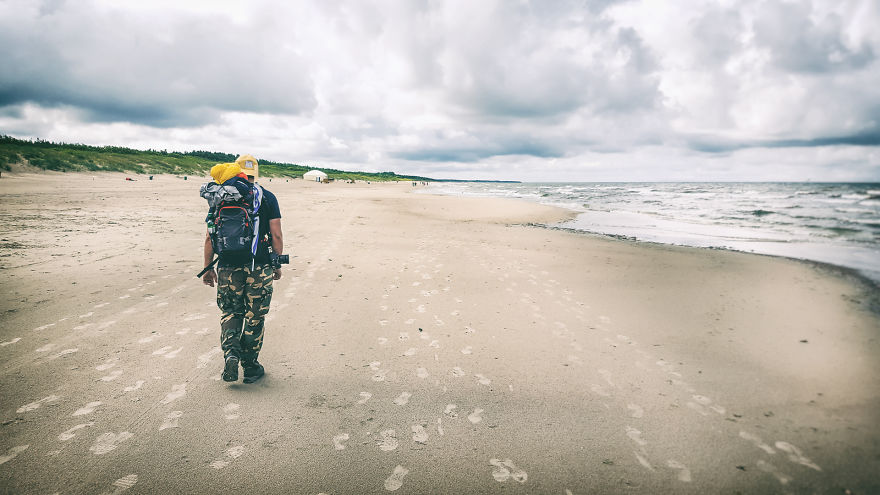 We Went 151,000 Steps In 3 Days By Lithuanian Coastline. From Latvian Border To Russian Border