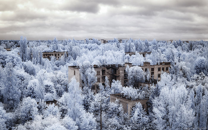La ciudad fantasma de Pripyat, en Ucrania