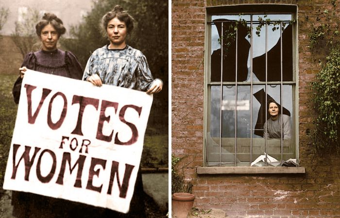 I’ve Colorized These 100-Year-Old Photos To Show How Much Of A Struggle It Was To Have The Women’s Rights That We Have Today