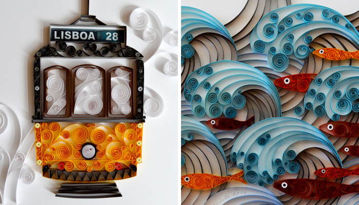 I Made A Portuguese Universe Using The Quilling Technique