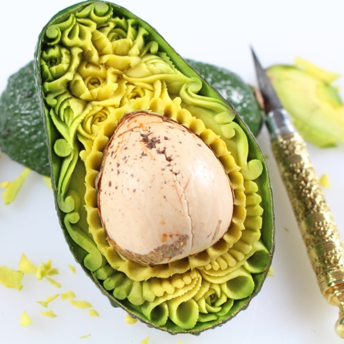 This Avocado Took Me 30 Minutes To Hand Carve