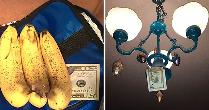 Dad Hides Money In His Daughter’s House Whenever He Visits, And Here’s Where She Found It So Far