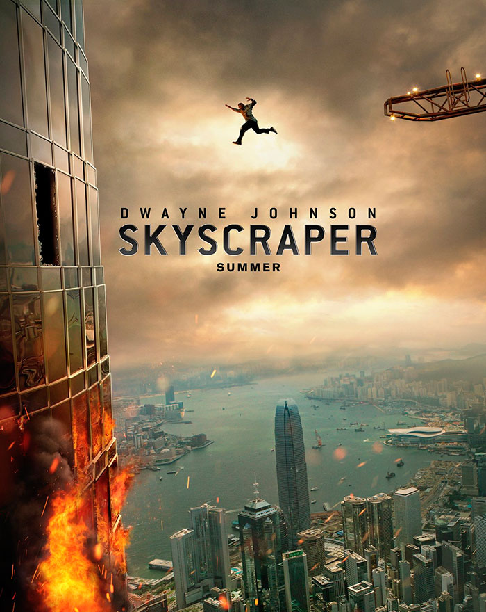 Image result for skyscraper movie poster