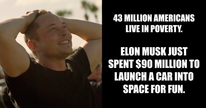 Someone Tries To Attack Elon Musk For Spending $90M To Launch Car Into Space, Gets Brilliantly Shut Down