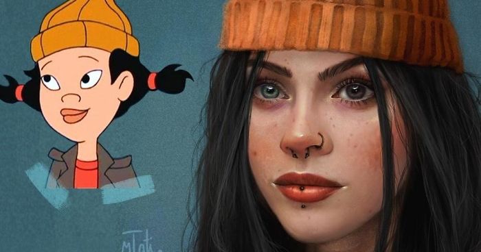 Artist Makes More Realistic Versions Of Cartoon Characters, And The Result  Is Amazing | Bored Panda