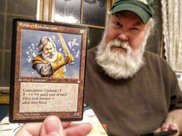 My Dad Looks Just Like This Magic The Gathering Card