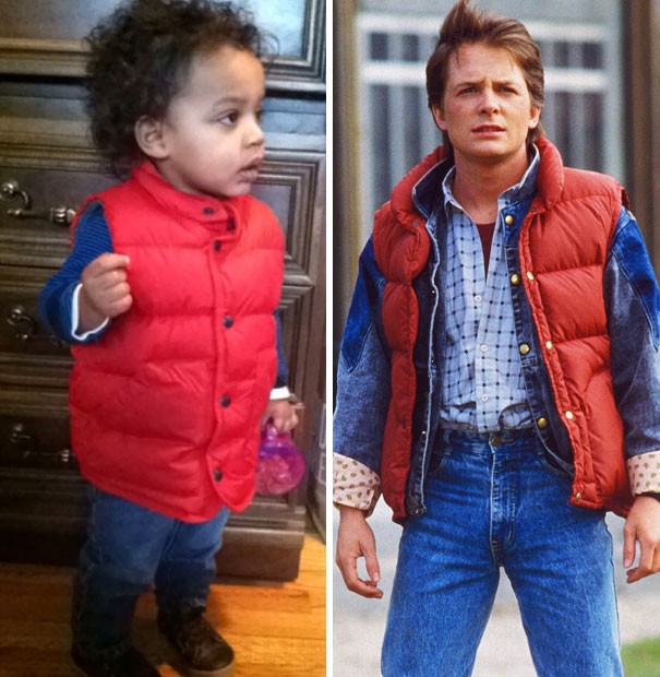 About 2 Hours After Leaving The House, I Realized I Accidentally Dressed The Baby Up As Marty Mcfly