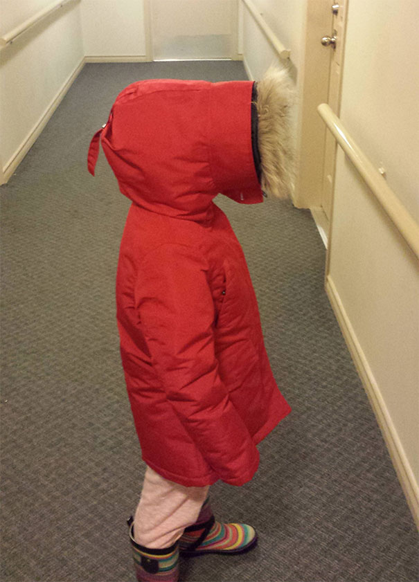 My Daughter's Winter Jacket Makes Her Look Like Kenny From South Park
