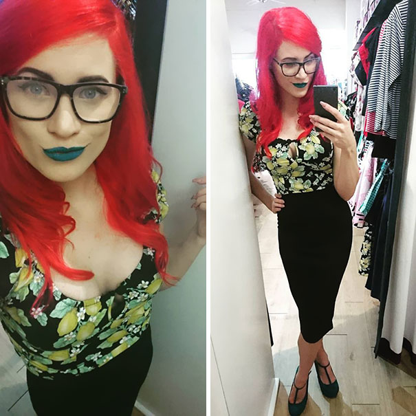 When You Try To Match Your Lippy To Your Shoes And Kinda Accidentally Low-Key Cosplay Poison Ivy To Work