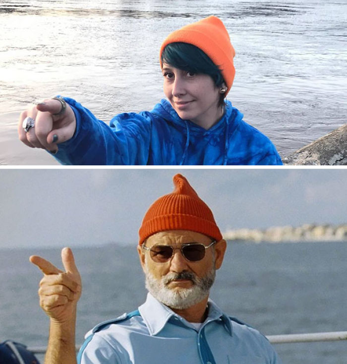 "Point Up At The Building So I Can Take A Photo" "Why?"