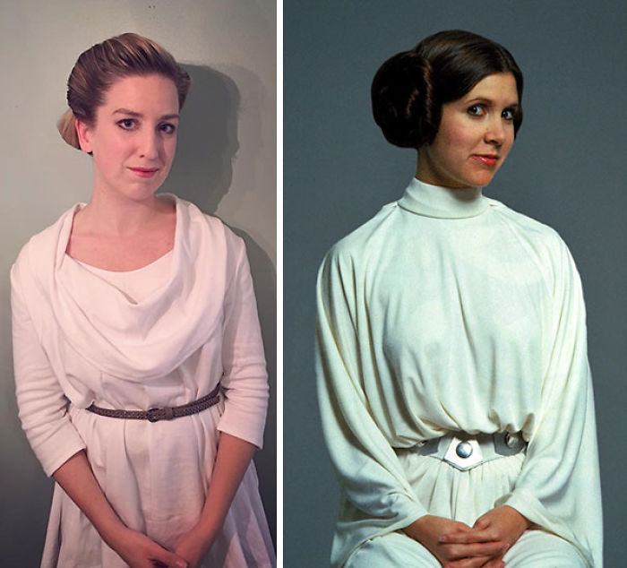 Princess Leia Accidental Cosplay