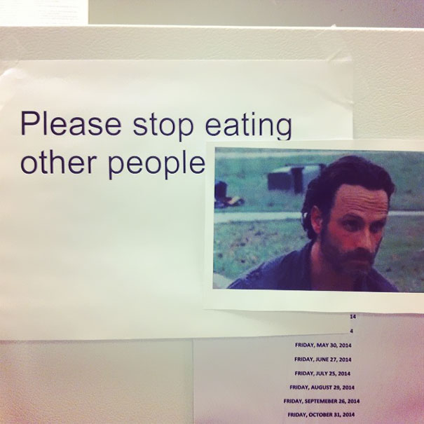 Office Politics: Not Eating Other People Is More Important Than Not Eating Other People's Food