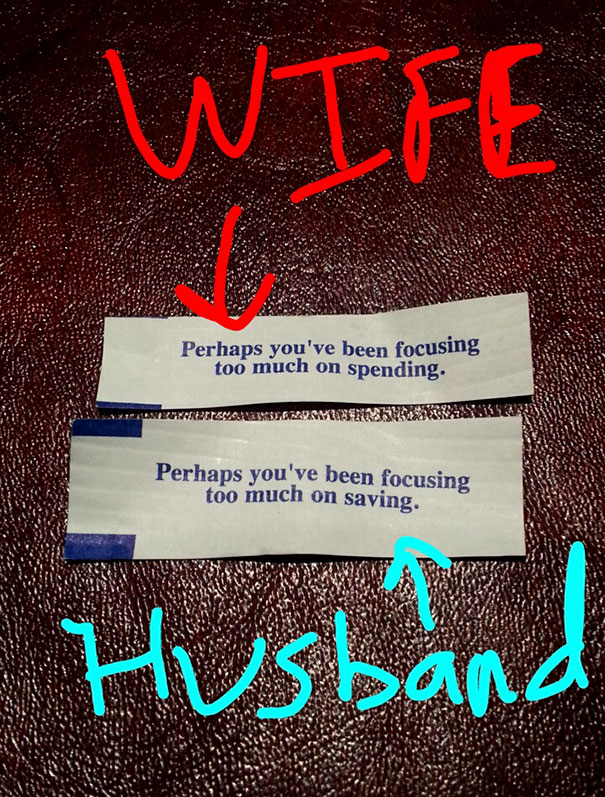My Wife And I Also Got Some Fortune Cookies