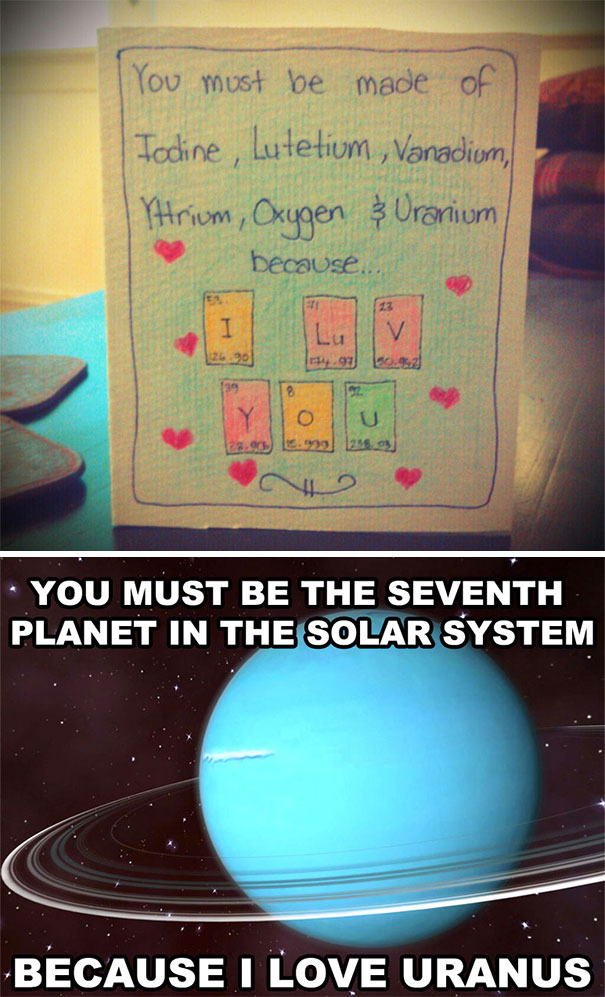 Made My Husband A Geeky Valentines Card (Top) And This Was His Response. He's A Keeper